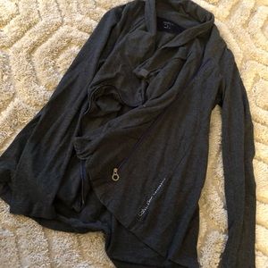 Calvin Klein Asymmetrical Sweater Jacket
